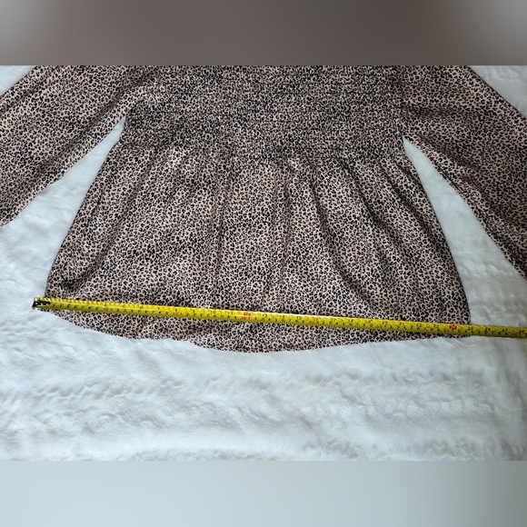 Urban Romantics size Large Leopard babydoll top - Picture 6 of 8